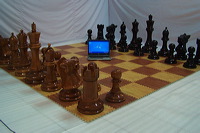 24" giant chess set
