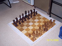 fabric chess board
