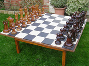 12 inch Wooden Chess Set