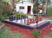 16 inch Wooden Chess Set