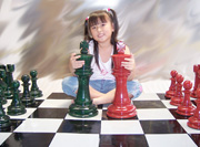 16 inch Wooden Chess Set