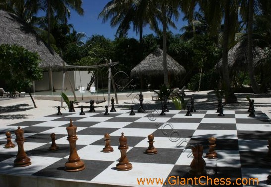 24 inch Wooden Chess Set