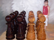 72 inch Wooden Chess Set