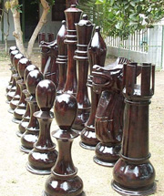 72 inch Wooden Chess Set
