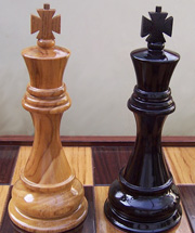 8 inch Wooden Chess Set