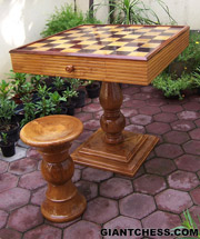 Wooden Chess Table