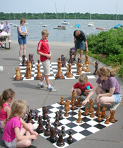 8 inch Wooden Chess Set