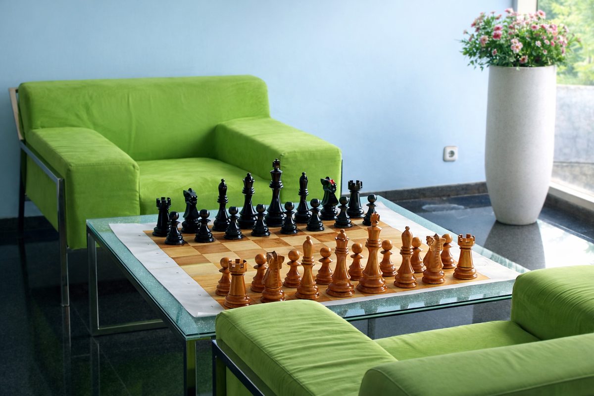 Thumbnail for A Touch of Elegance: Teakwood Chess in Modern Interiors