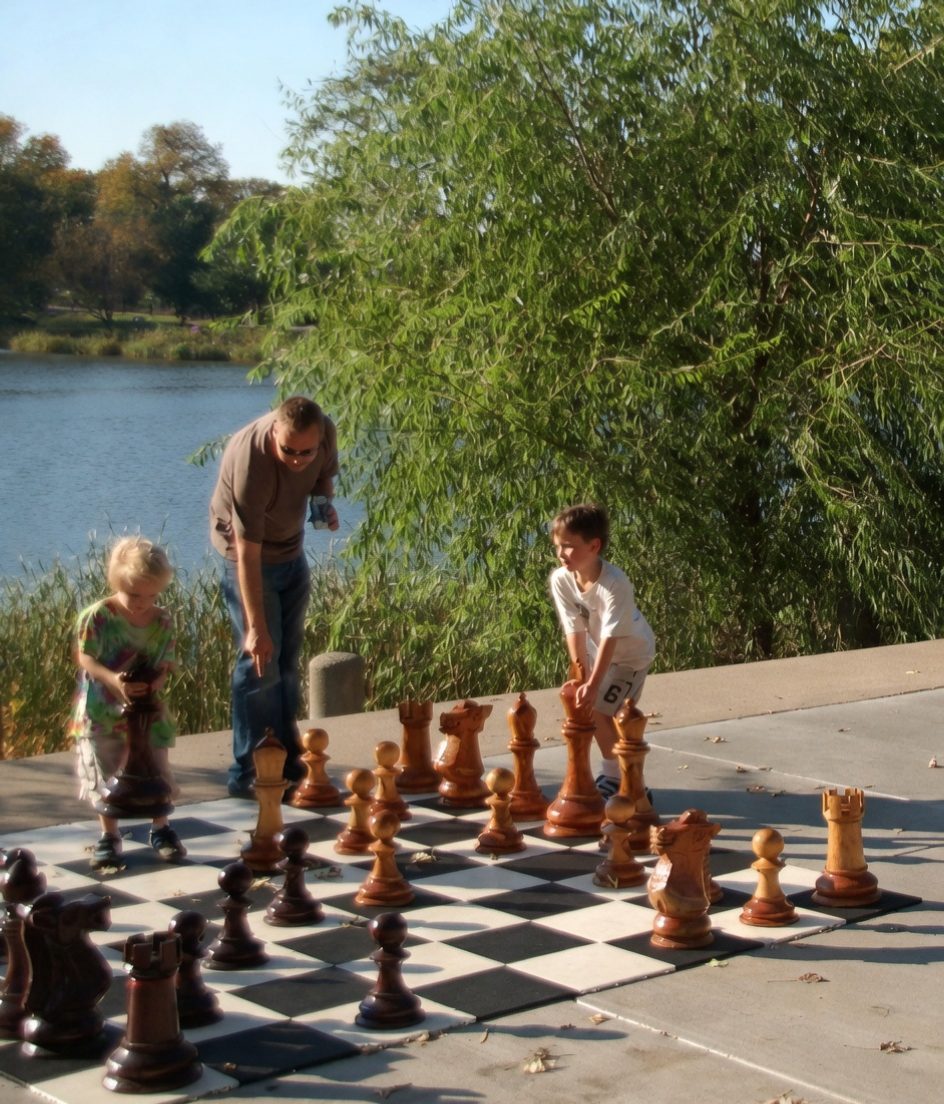 Thumbnail for Beyond the Board: A Giant Teak Chess Set Creates Memories