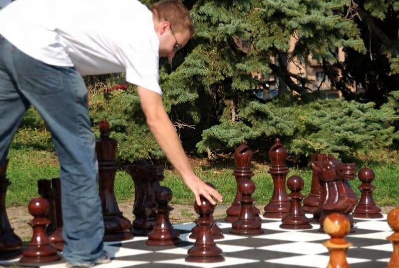 Thumbnail for Bringing Strategy Outdoors: The Timeless Appeal of Giant Teak Chess Sets