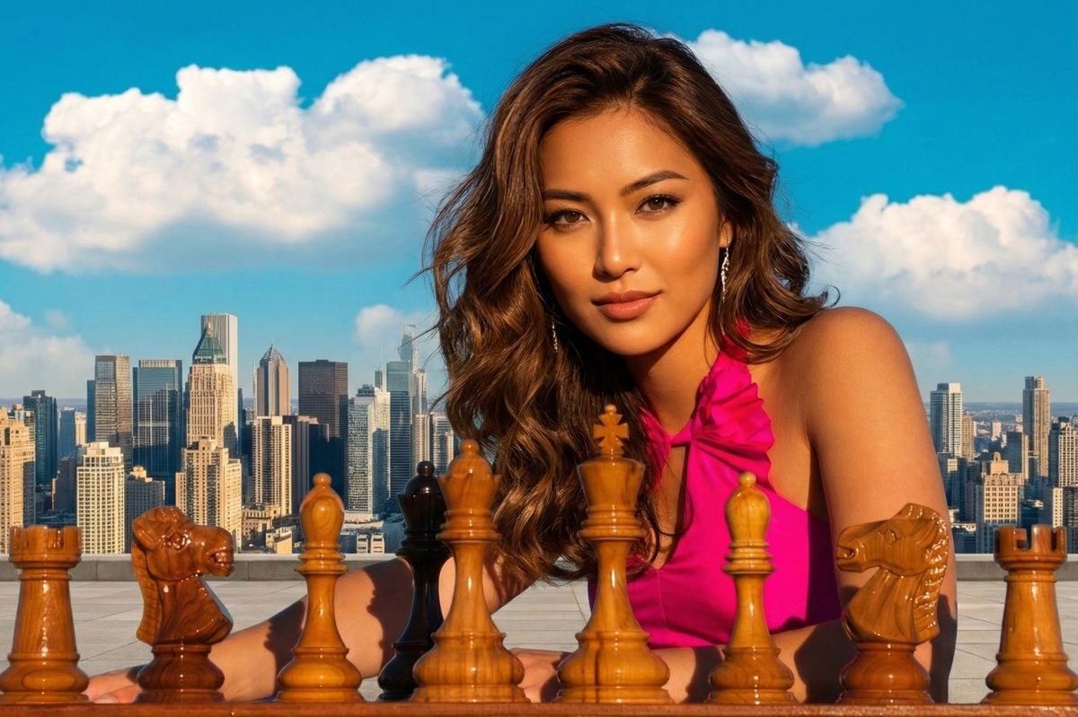 Thumbnail for Checkmate in Style_ A Rooftop Afternoon with a Classic Teak Touch