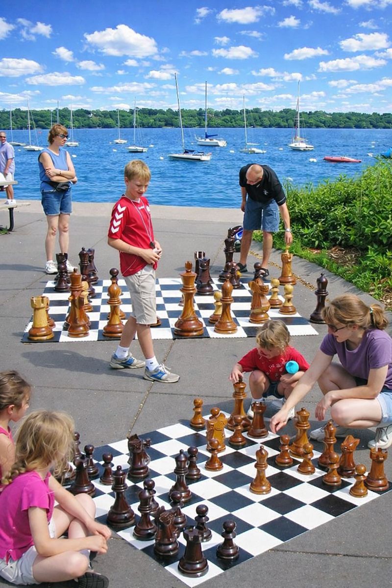 Thumbnail for Chess by the Lake_ A Symphony of Leisure and Strategy