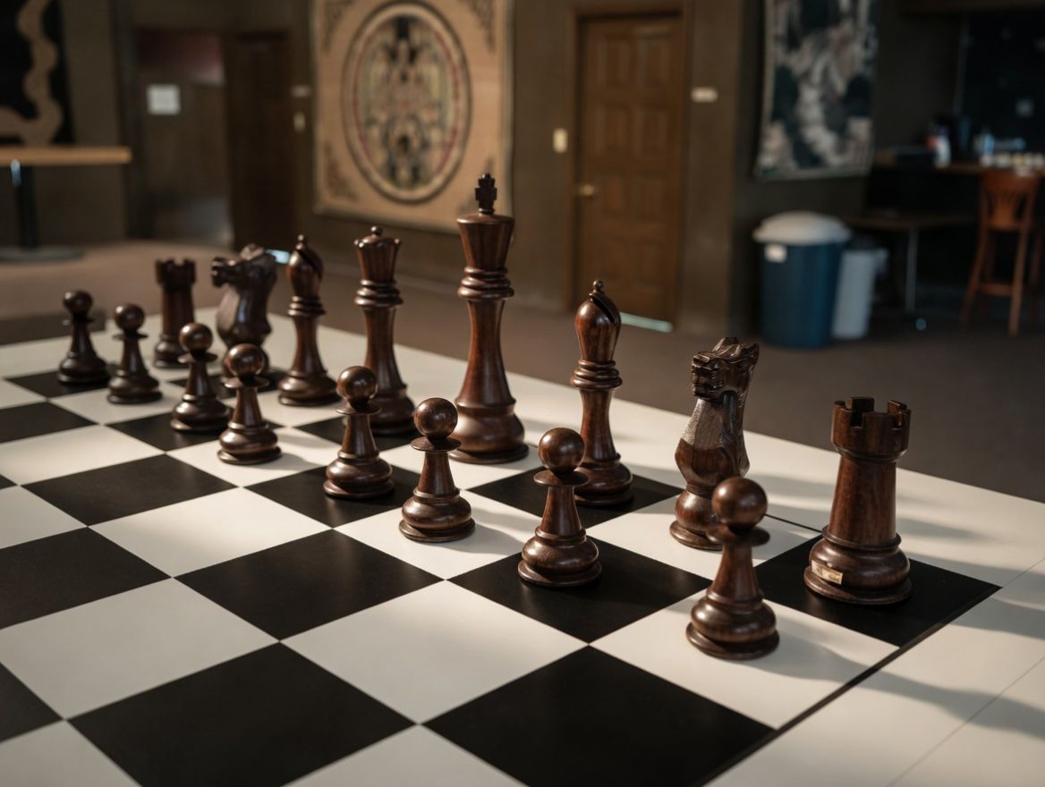 Thumbnail for Discover the Timeless Elegance of the Giant Teak Chess Set