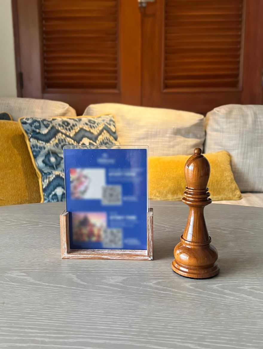 Thumbnail for Elegance in Play_ Teakwood Chess in a Modern Lounge