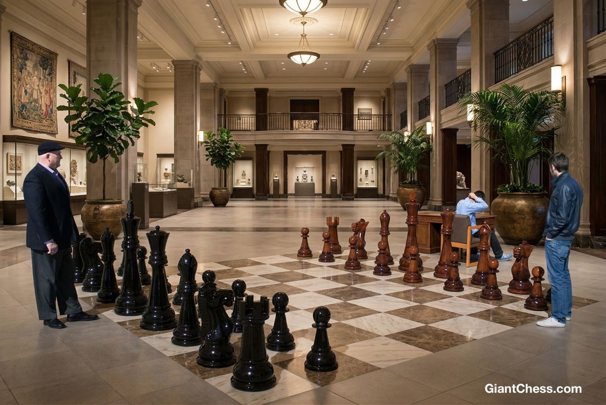 Thumbnail for Elevate Your Space_ The Timeless Grandeur of Teak Giant Chess