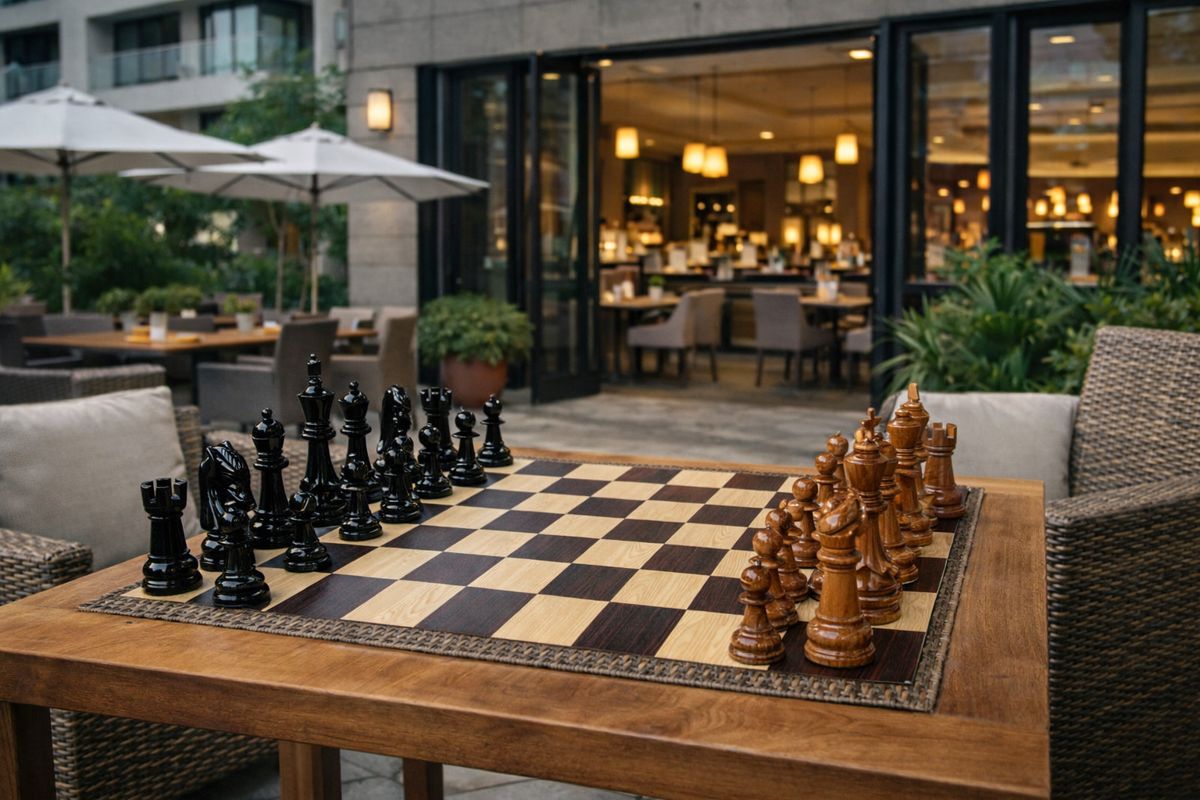Thumbnail for Elevating Hotel Ambience with Outdoor Giant Chess Elegance