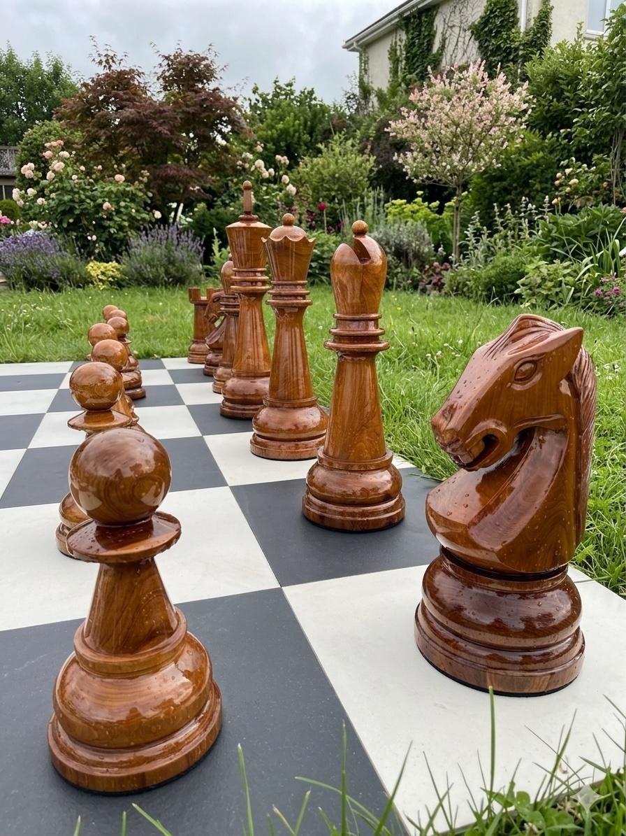 Thumbnail for Elevating the Grand Estate_ The Timeless Allure of Giant Teak Chess
