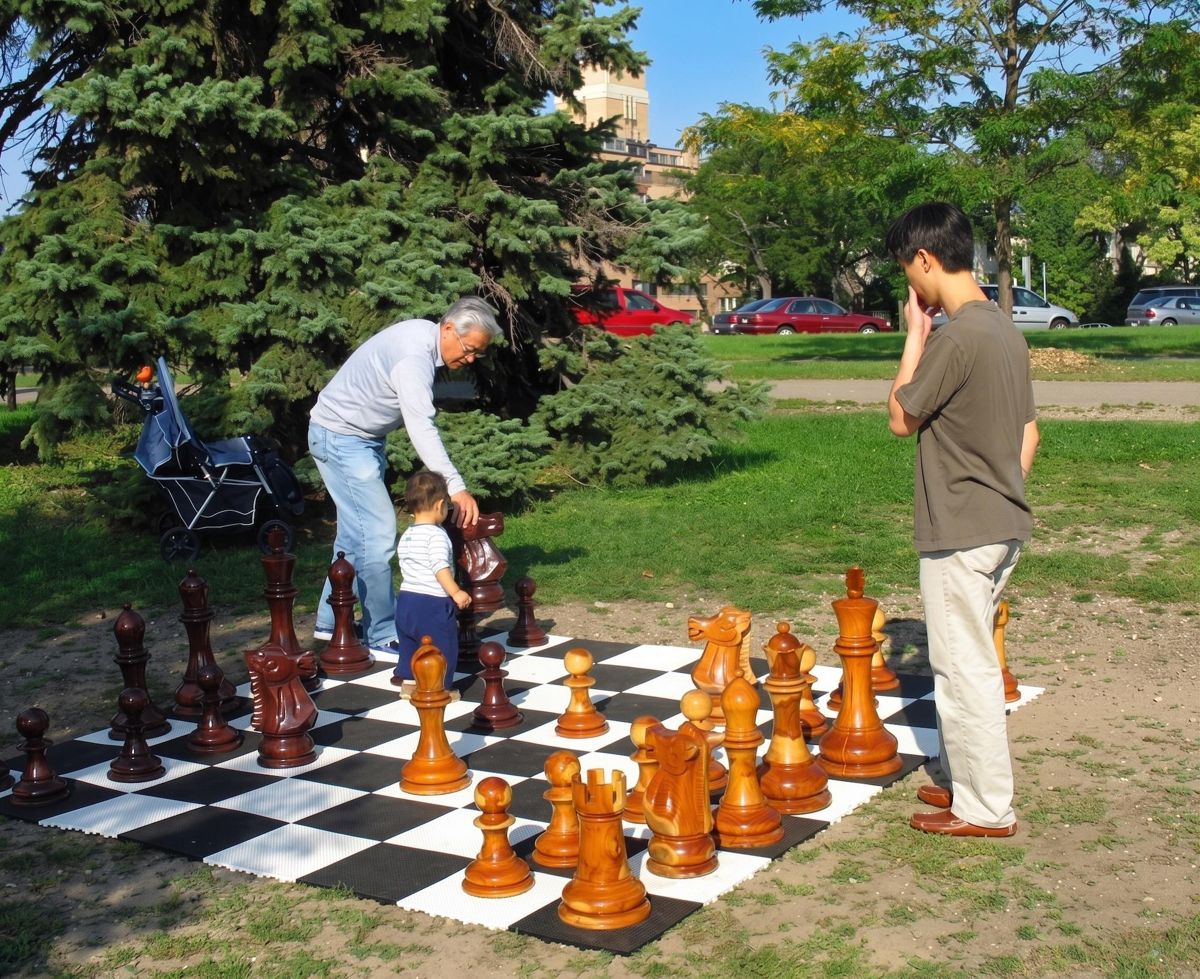 Thumbnail for Giant Chess in the Playground_ A Fusion of Play, Strategy, and Elegance
