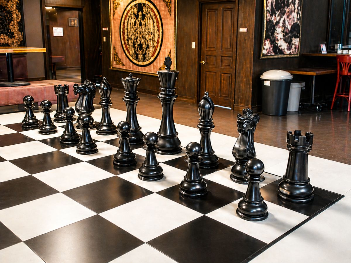 Thumbnail for Giant Chess Indoors_ A Fusion of Strategy and Elegance