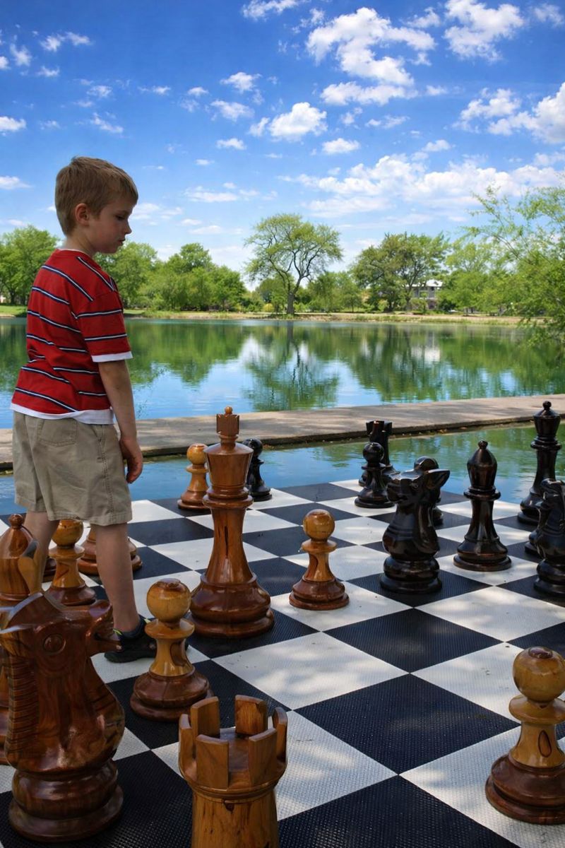 Thumbnail for Giant Chess Under the Open Sky_ A ChildΓÇÖs Epic Adventure in Strategy and Nature