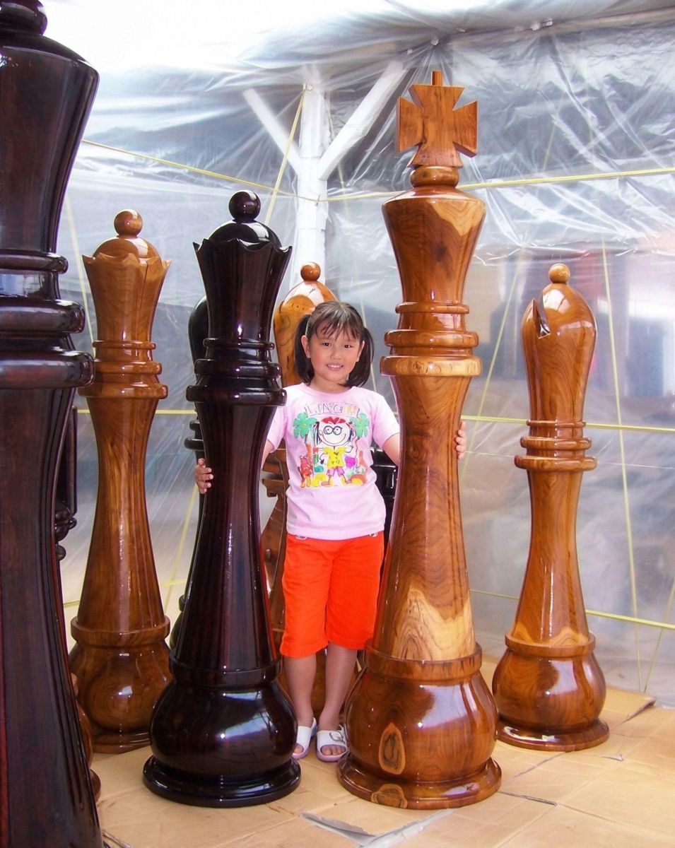 Thumbnail for Grandeur in Every Move_ Why Giant Teak Chess Sets are the Ultimate Statement Piece As Luxury Garden Decor