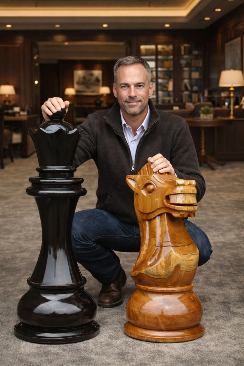 Thumbnail for Luxury Meets Strategy_ Giant Chess as Timeless De╠ücor
