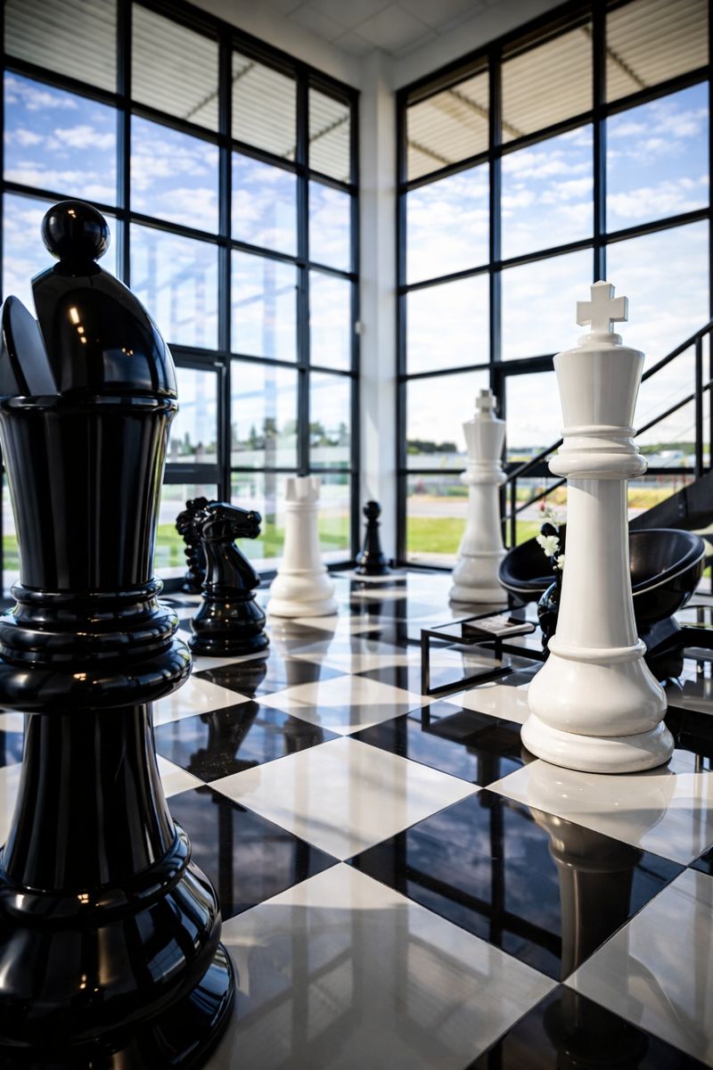 Thumbnail for Monumental Elegance_ The 180cm Teakwood Chess King
