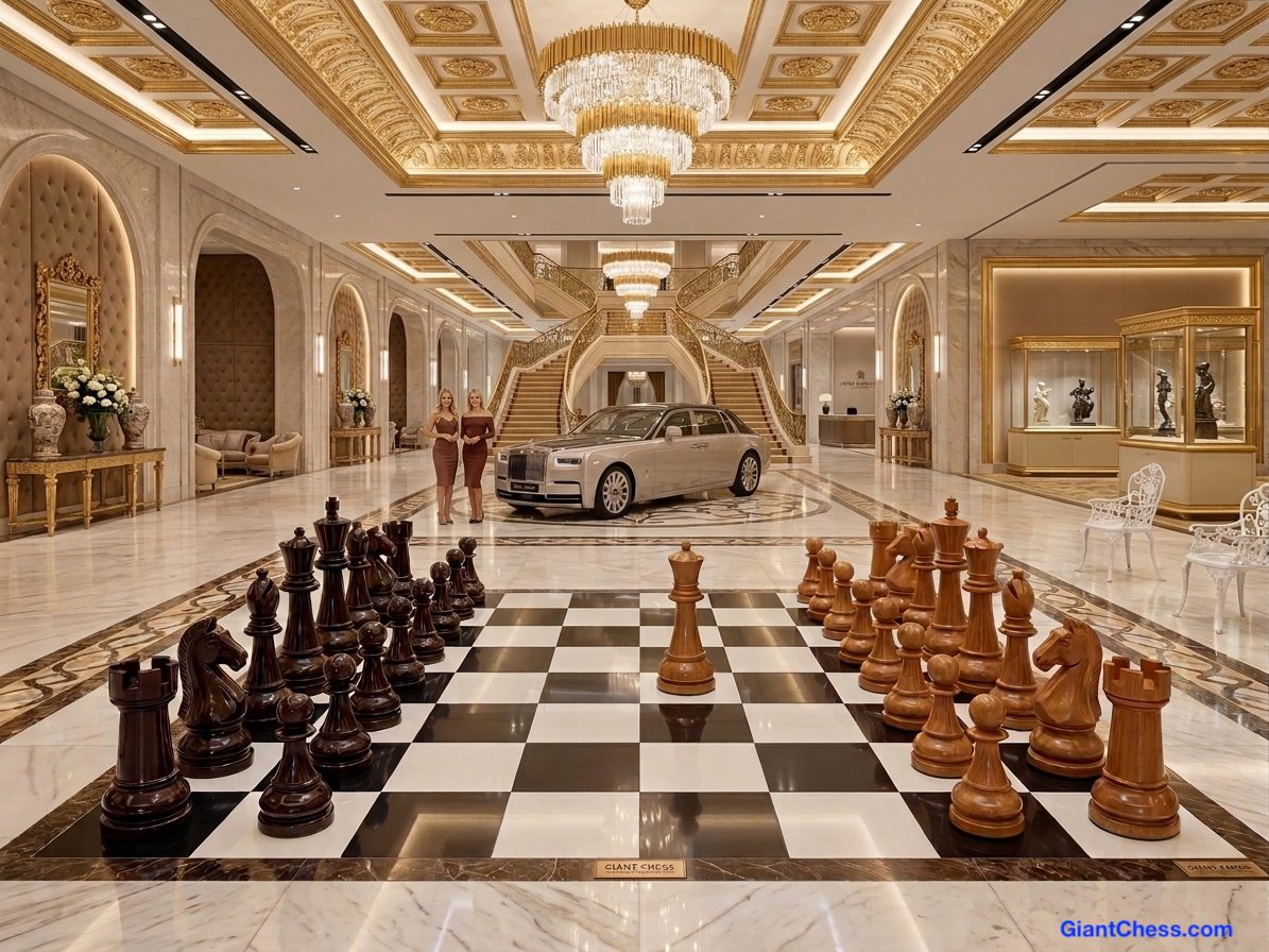 Thumbnail for Redefining Luxury Retail: Why Every High-End Mall Needs a Giant Teak Chess Set