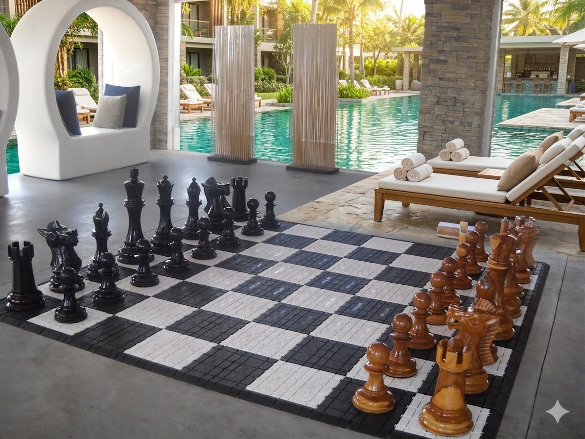 Thumbnail for Redefining Resort Luxury: Why Giant Teak Chess is the Ultimate Outdoor Statement