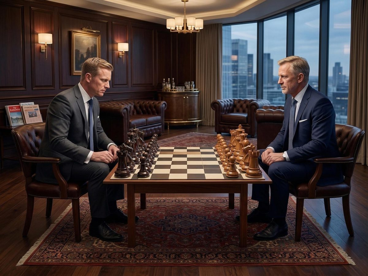 Thumbnail for Strategy in Style: Teakwood Chess for Modern Offices
