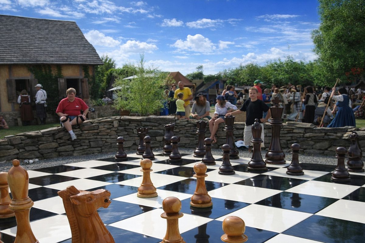 Thumbnail for The Art of Grandeur: Teakwood Chess That Transforms Spaces