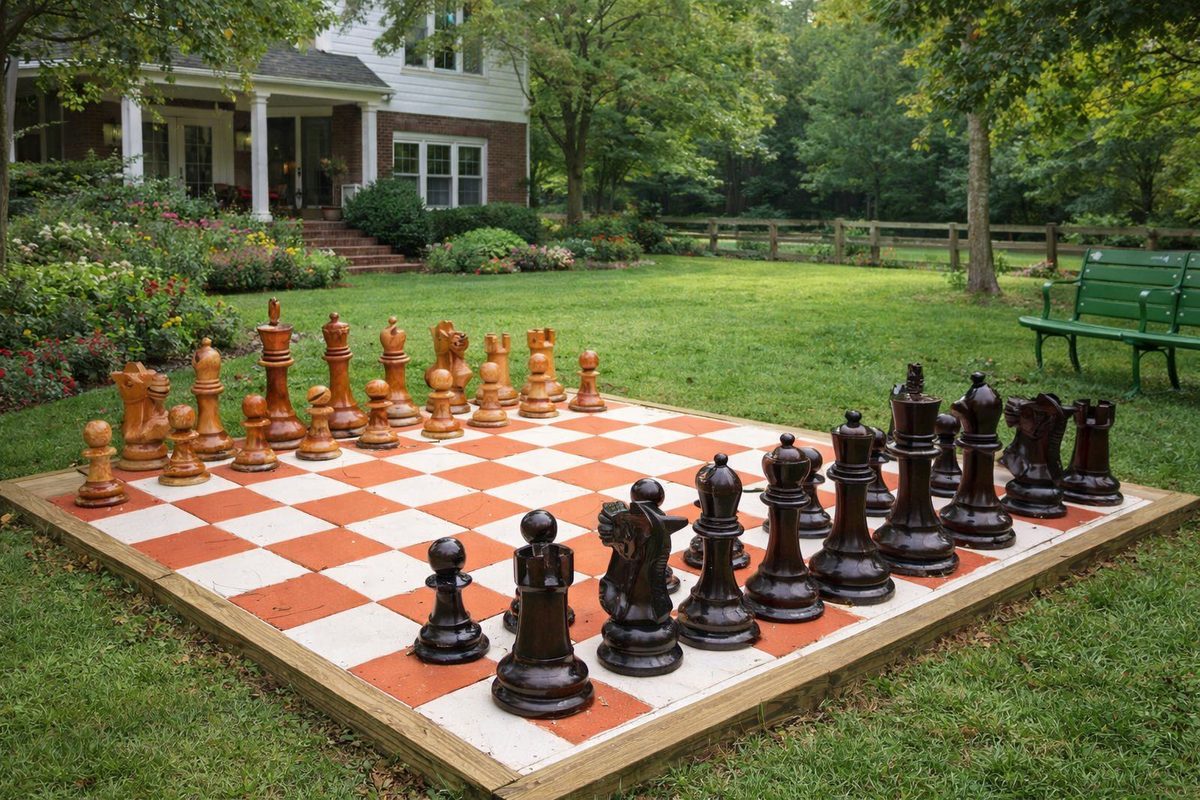 Thumbnail for The Art of Leisure: A Giant Chess Experience in the Garden