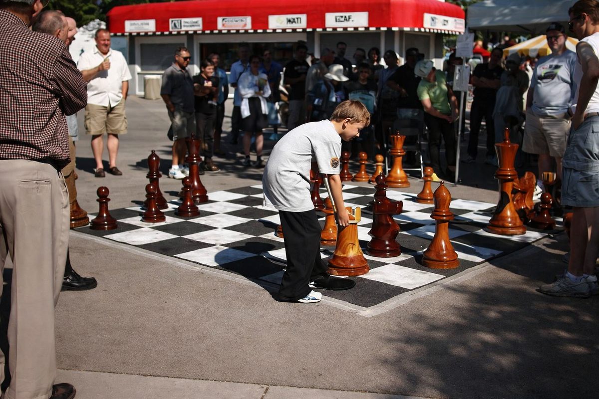 Thumbnail for The Art of Outdoor Elegance: A Game of Giant Chess