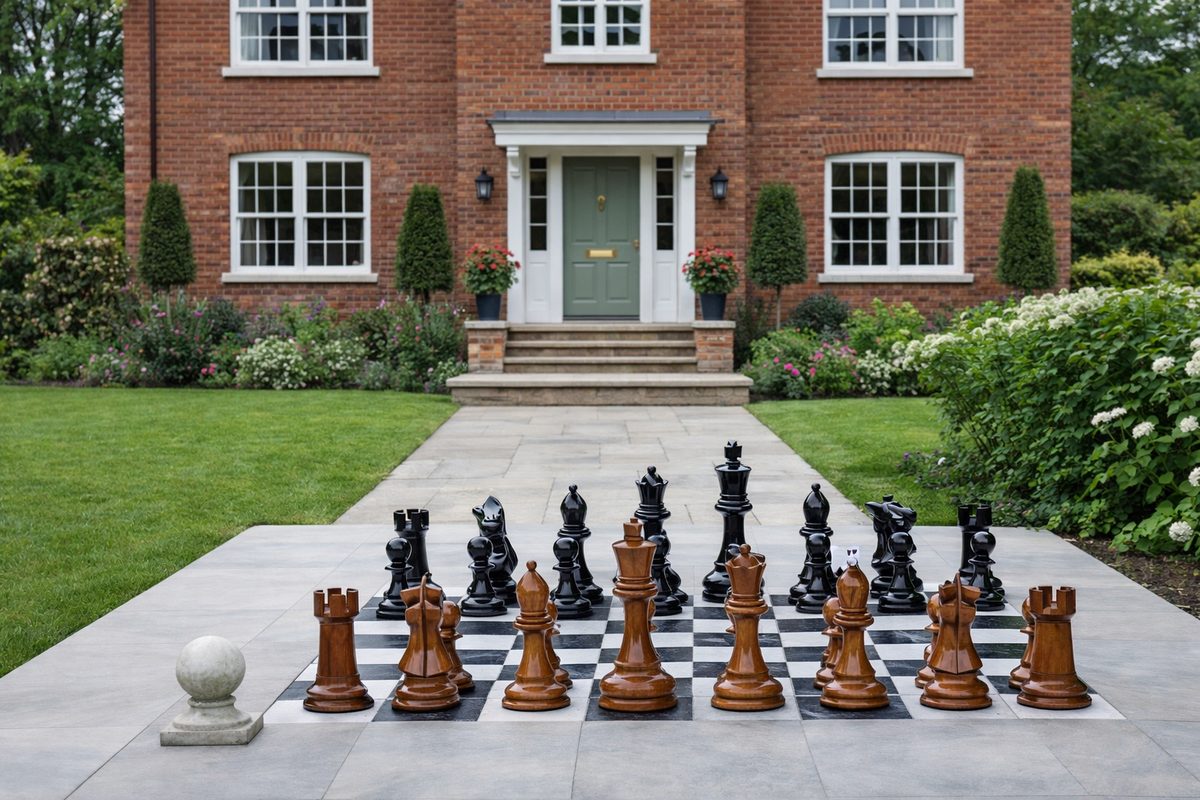 Thumbnail for The Art of Outdoor Elegance: A Giant Chess Set in Harmony