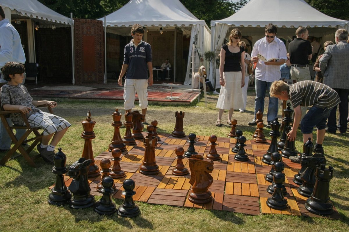 Thumbnail for The Art of Outdoor Strategy: Giant Chess as a Centerpiece of Elegance