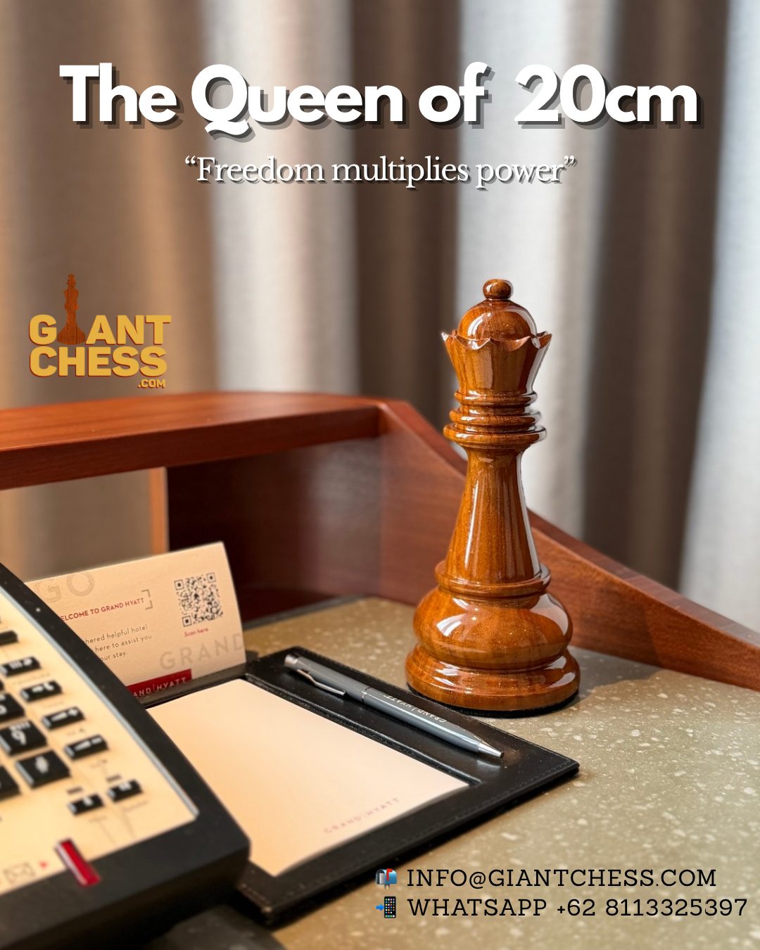 Thumbnail for The Art of the Move: Discovering the Elegance of the Teak Queen by GiantChess.com