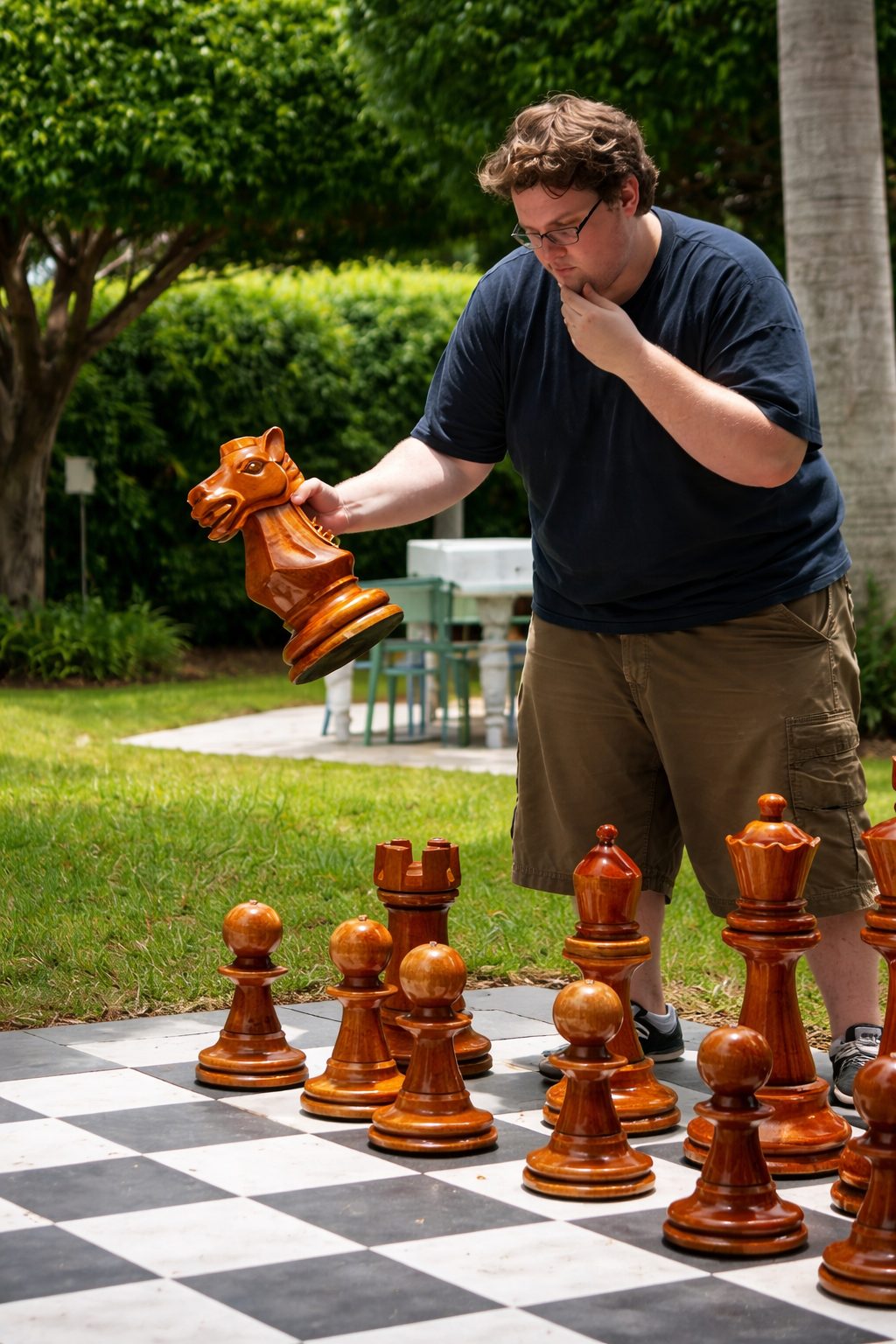 Thumbnail for The Elegance of Play: Teakwood Chess That Defines Outdoor Luxury