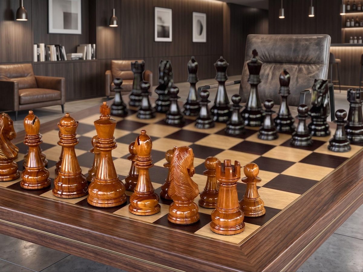 Thumbnail for The Grandmaster's Lounge: Elevating the Game with Artisanal Teak