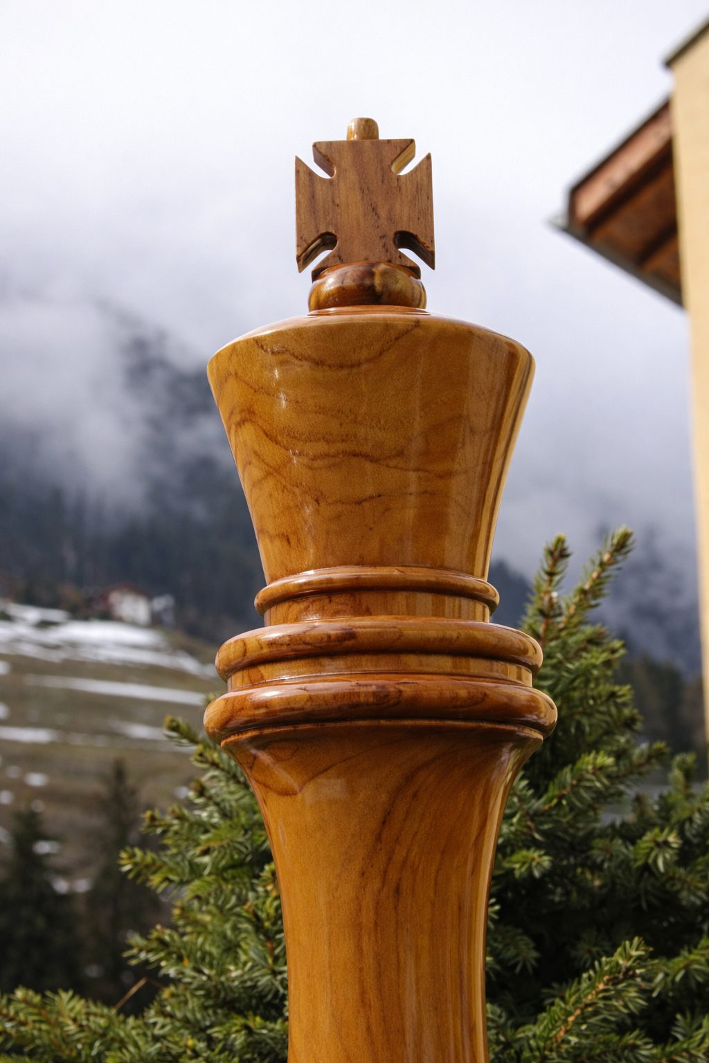 Thumbnail for The Italian Grandeur of Teakwood Chess