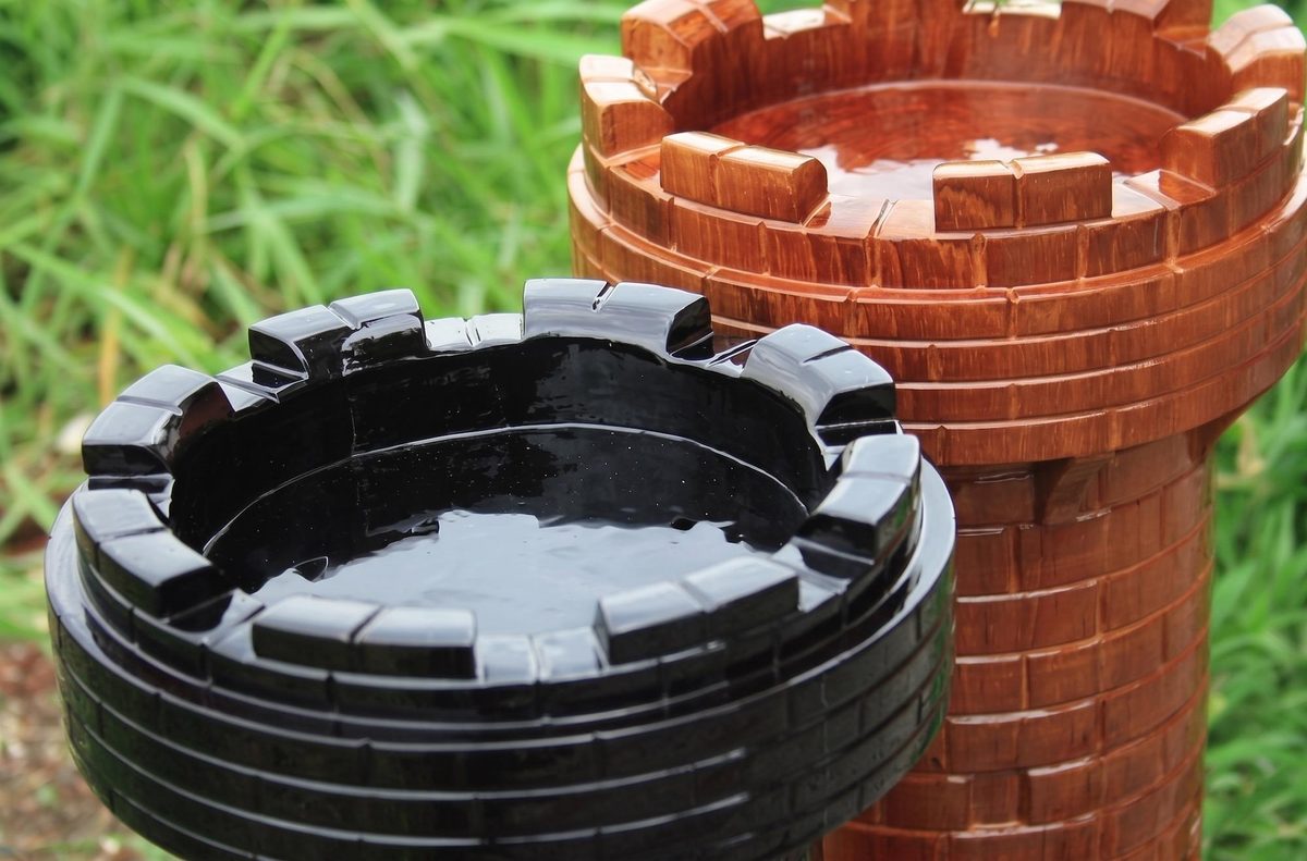 Thumbnail for The Majesty of Teak: Hand-Carved Giant Rook Masterpieces by GiantChess.com