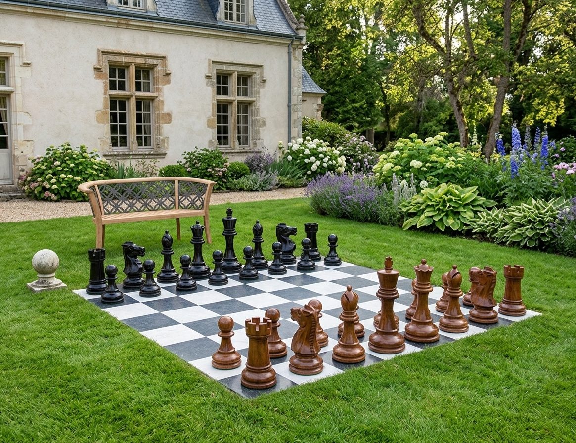 Thumbnail for The Timeless Beauty of Teakwood Giant Chess by GiantChess.com