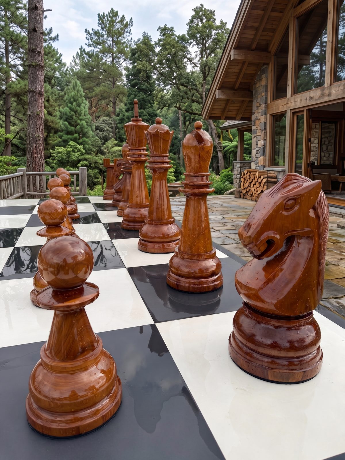 Thumbnail for The Timeless Charm of Outdoor Giant Chess