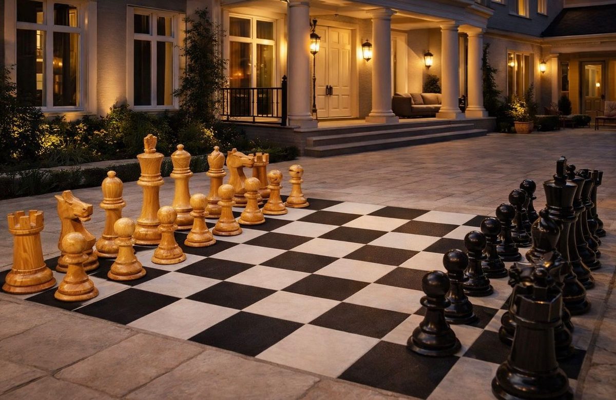 Thumbnail for The Timeless Elegance of Teakwood Giant Chess: A Lifestyle Statement