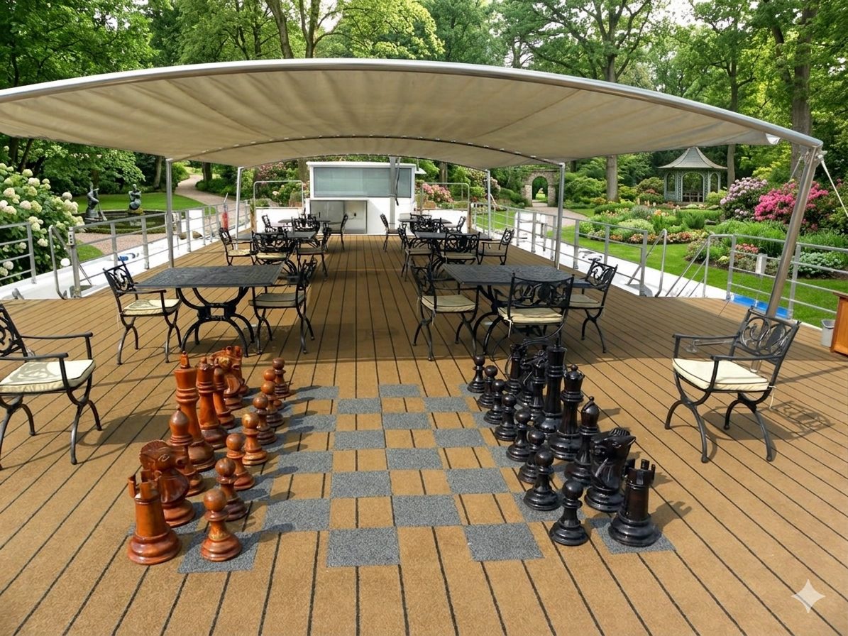 Thumbnail for The Ultimate Deck Statement: Why Teak Giant Chess is the Crown Jewel of Outdoor Living