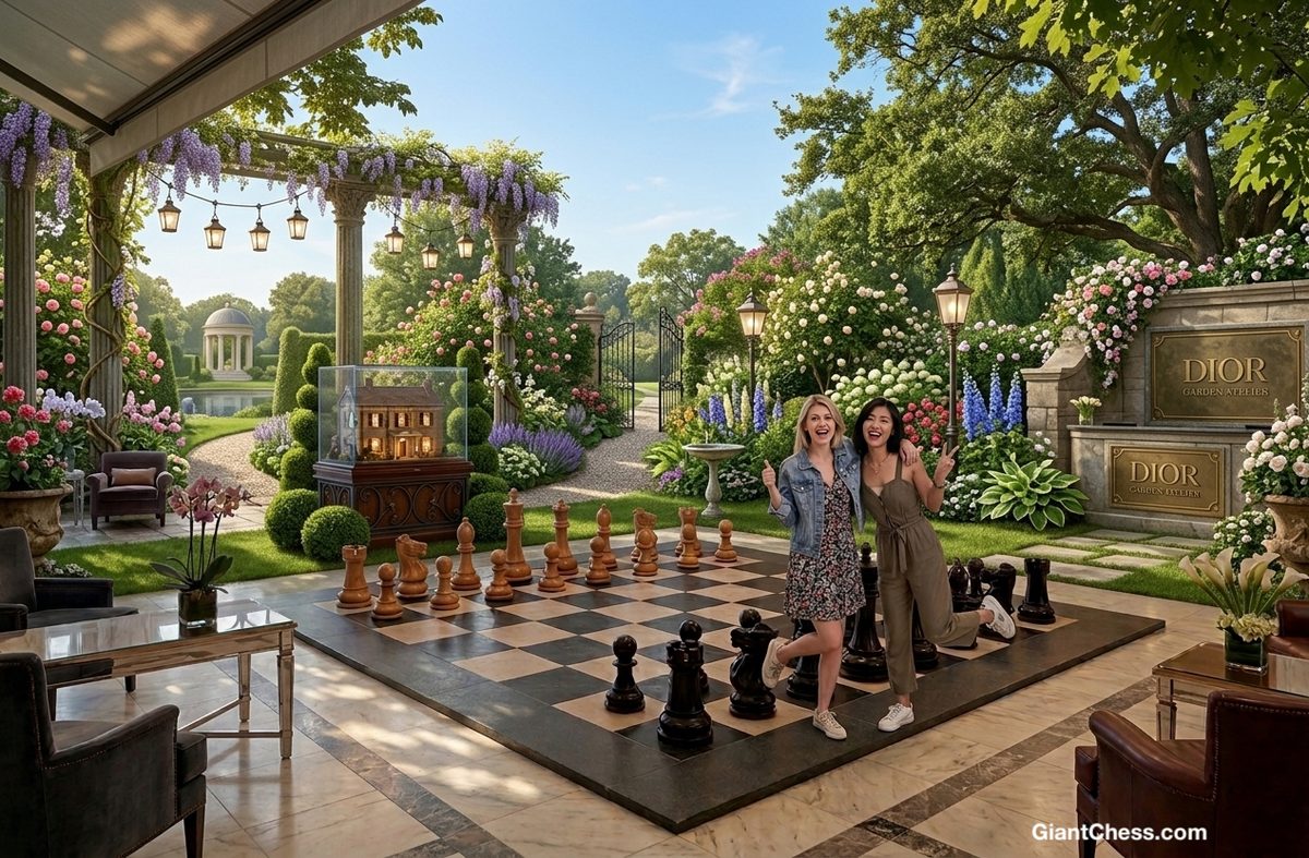 Thumbnail for The Ultimate Garden Statement: Why Every Luxury Resort Needs a Giant Teak Chess Set