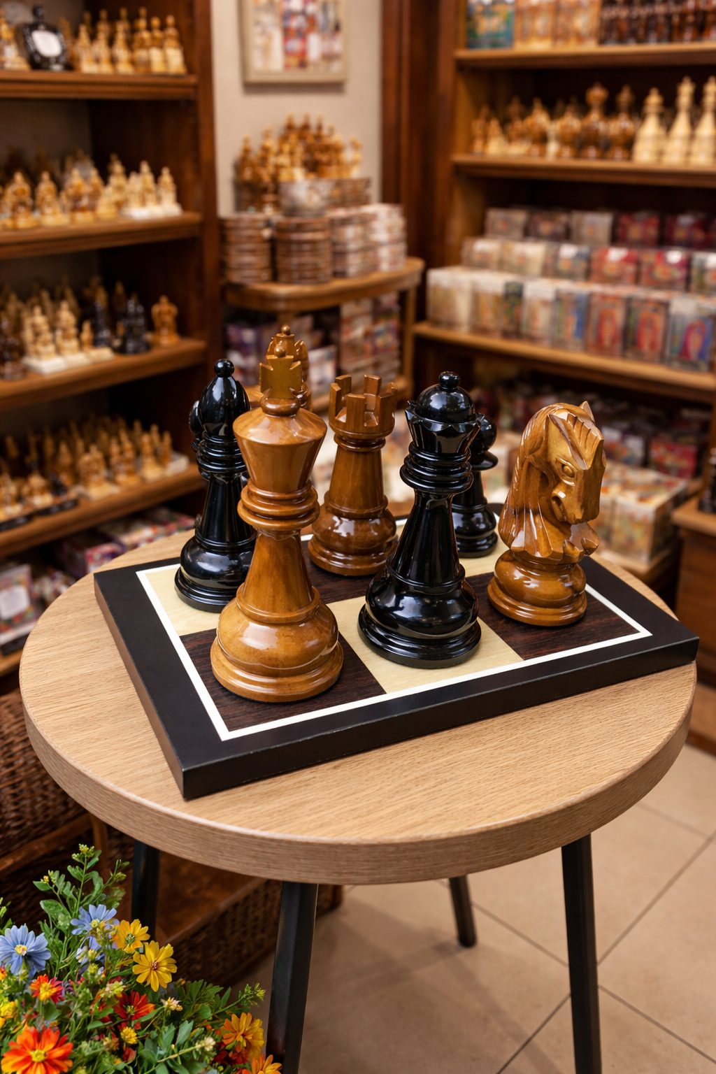 Thumbnail for Timeless Craftsmanship Meets Cultural Charm: Giant Chess as a Souvenir Shop Statement