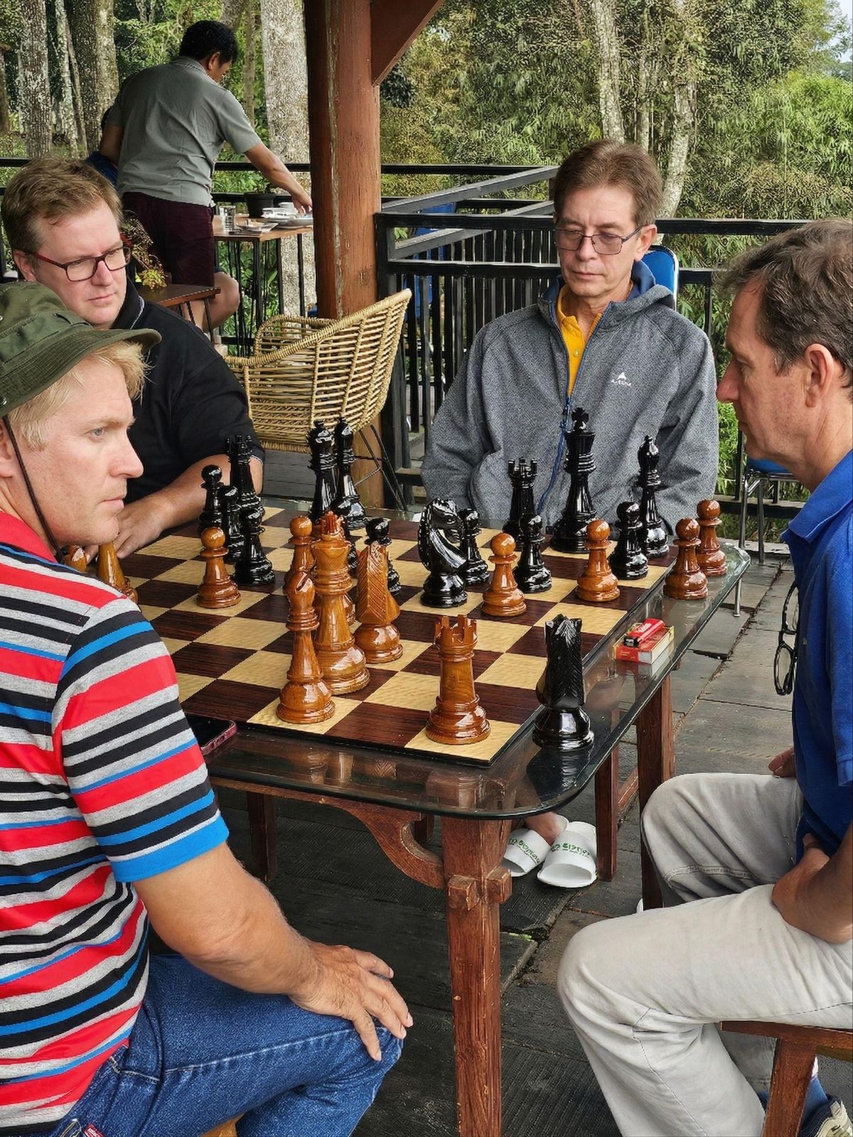 Thumbnail for Upgrade Your Chess Collection with the Majestic 20cm Teak Chess Set