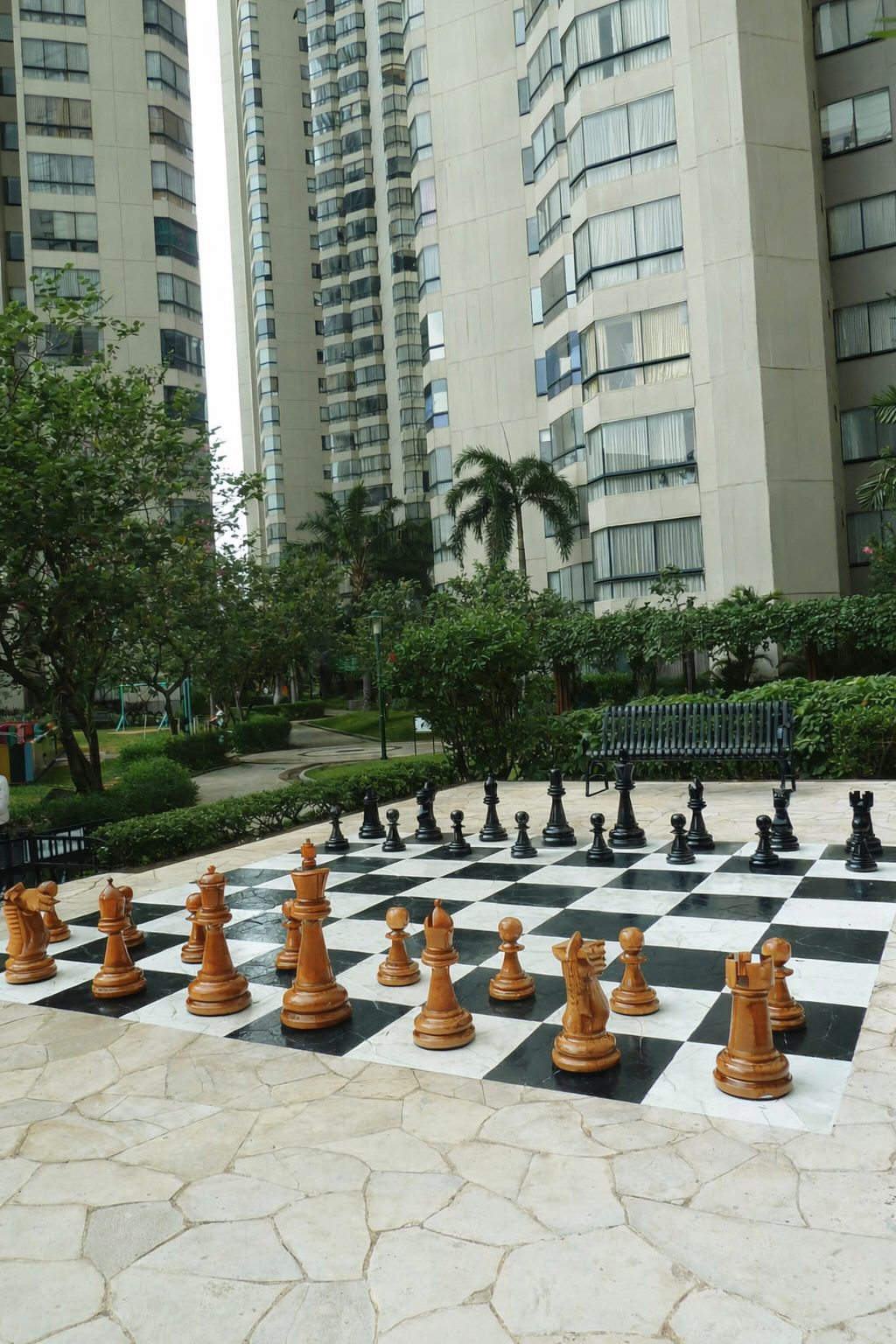 Thumbnail for Urban Oasis: How Giant Teak Chess Sets are Transforming Metropolitan Parks