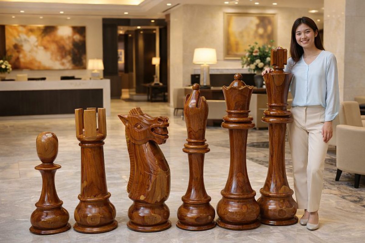 Thumbnail for Where Kings and Queens Command a Grand Atrium: The Story of a Magnificent Oversized Chess Set