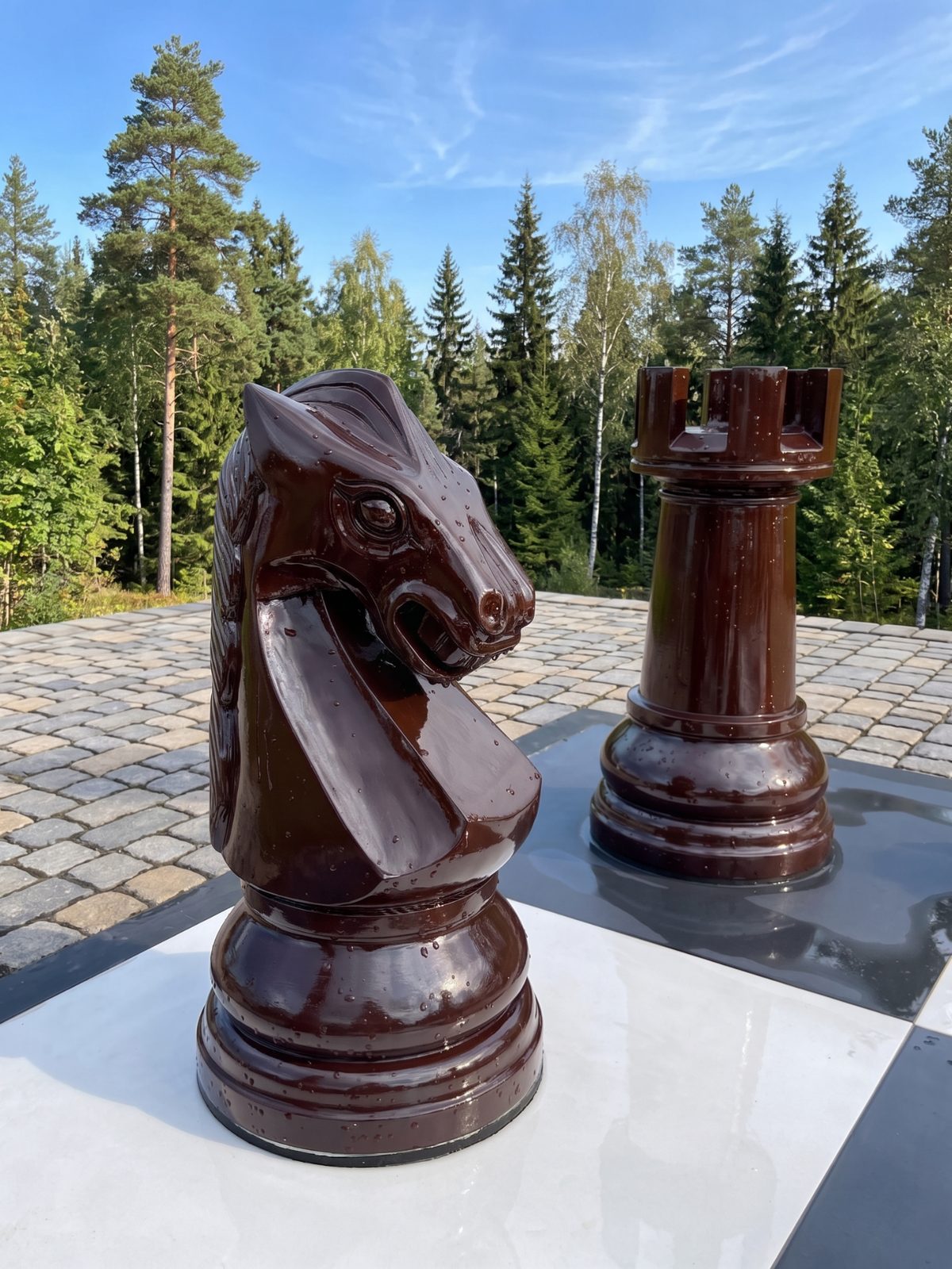 Thumbnail for Where Nature Meets Strategy: The Timeless Beauty of Giant Teak Chess Sets
